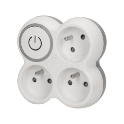 Rozgałężnik elektryczny 3x2P+Z z wyłącznikiem ORNO / OR-AE-1378