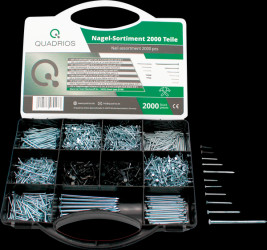 2103SA044 Stahlnagel Sortiment, 2000-teilig
