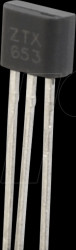ZTX653 HF bipolar transistor, NPN, 100V, 2A, 1W, TO-92