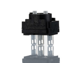 Listwa zaciskowa przycisku EAO blokada Blok styków 1NO + 1NC 250V ac/dc przyłącze Połączenie lutowane