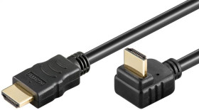 Kabel HDMI™ 270 o dużej szybkości z Ethernetem, 1m, czarny, 61272