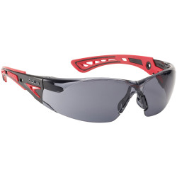 Bolle Safety RUSHPPSF RUSH&#x2B; PLATINUM&#xAE; Safety Glasses - Smoke