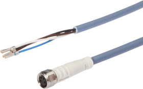 Kabel połączeniowy, 10 m, M8 żeński (gniazdo) 4-pinowy prosty, Końcówka wolna, 4x0,34 mm², VKA0L375