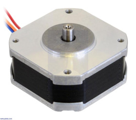 Pololu Sanyo Pancake Stepper Motor: Bipolar, 200 Steps/Rev, 42×18.6mm, 5.4V, 1 A/Phase