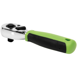 Sealey S01258 Siegen Stubby Ratchet Wrench with Flip Reverse 1/4&quot;Sq Drive