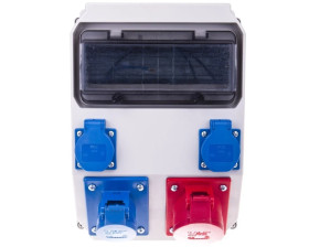 Rozdzielnica stacjonarna ADAMÓW 16A/5P 16A/3P 2GS M40 IP44 9036696W