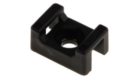 Mocowanie Opaski Kablowej, 15Mm X 10 Mm, Kolor: Czarny, 250-Szt., -45› +85...