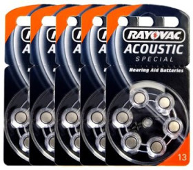 30 x bateria cynkowo-powietrzna Rayovac 13