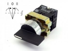 Przełącznik piórowy chwilowy, metal; (ON)-OFF-(ON)