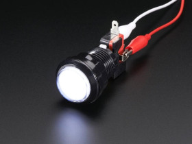 Adafruit LED Illuminated Pushbutton - 30mm Round