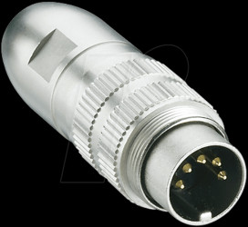 18913 Plug,Circular Con.,IP 68, shielded at 360°,5-pole