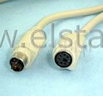 PS/2 przedłużacz do klawiat. 3m GN-WT