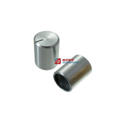 Gałka srebrna 10mm GSL10 h-15mm