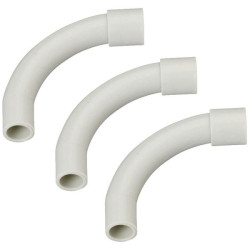 Heidemann 13166 Bend EN16, Grey, 3 pcs, 90&#xB0; Angle, For Insulated Pipe