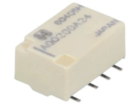 Przekaźnik elektromagnetyczny DPDT Ucewki 24VDC 0,3A/125VAC AGQ200A24