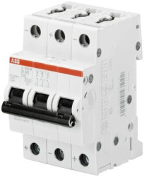Wyłącznik nadprądowy 3P char. B 25A 10kA AC/DC S203M-B25UC 2CDS273061R0255