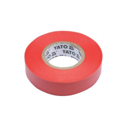 Taśma Elektroizolacyjna 15mm x 20m x 0,13mm czerwona - Yato YT-81592