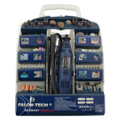 Miniwiertarka Falon-tech 160W z akcesoriami - 300 elementów