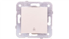 Karre Przycisk Z Symbolem Dzwonek, Kolor Krem / 90963706