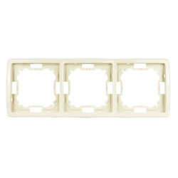 Ramka potrójna beżowa BMR3/12 Simon Basic Kontakt-Simon