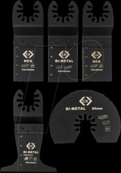 T0870 Blade set for oscillating tool, 5-piece