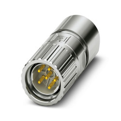 Złącza okrągłe 6-pinowe M23 Montaż na kablu Wtyczka Phoenix Contact