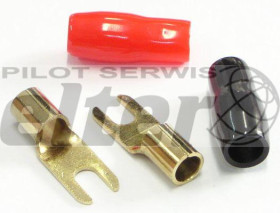 Zacisk widełkowy 4mm fi=5mm