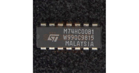74HC00 (M74HC00B1) quad 2-input NAND gates - STM