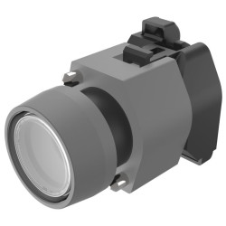 Element wykonawczy przycisku, Siłownik, do uzytku z: Urządzenia przełączające, Szary, 29, Utrzymane