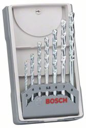 Zestaw wierteł krętych do kamienia Bosch Accessories CYL-1 2607017035 3 mm, 4 mm, 5 mm, 5.5 mm, 6 mm, 7 mm, 8 mm 1 zest.
