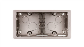 Celiane Puszka Natynkowa Podwójna Tytanowa 080245