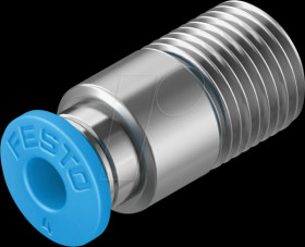 153012 Screw connection, straight, with internal hexagon, R1/8 <> dia.
