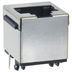 Złącze RJ45 Żeński Złącze RJ45 Przewlekany Cat3, Cat5 Amphenol Communications Solutions Pionowy 8-żyłowe