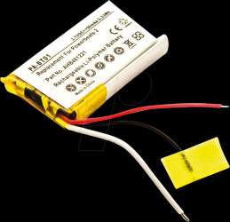 31213 Battery for Beats Powerbeats 2, Powerbeats 3, Li-Po, 90 mAh