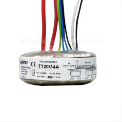 TT20/34/A Transformator sieciowy toroidalny Audio Sizei