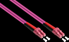 LW-820LC4 Duplex Jumper OM4 50/125µ LC/LC, 20m, violet
