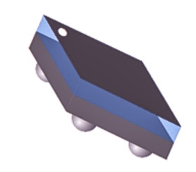 Symetryzator, 50Ω, 50Ω, 1.85dB, 4-Pin, Montaż powierzchniowy