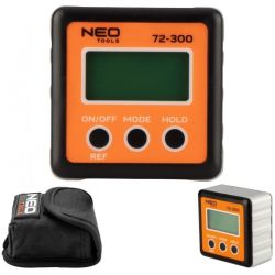 Cyfrowy miernik kąta Kątomierz z wyświetlaczem LCD i magnesem NEO 72-300