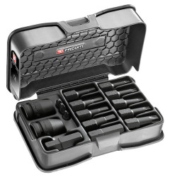 Zestaw końcówek do wkrętaka l. elementów: 14 rozmiar napędu: 3/8 cala Kwadratowy Facom