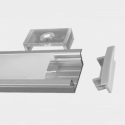 PROFIL LED TC-30/10/1m KLOSZ+ZAŚ+2UCH.