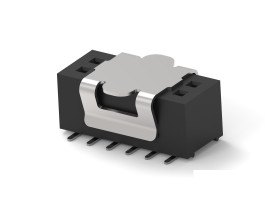 Gniazdo PCB 8 -pinowe 2 -rzędowe raster: 1mm Gniazdo PCB Pionowy Montaż na płytce