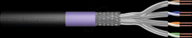 DK-1741-VH-10-OD Network cable, Cat.7, S/FTP, black, 1000m