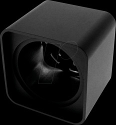 ED-10039 Surface-mounted spotlight, square, black