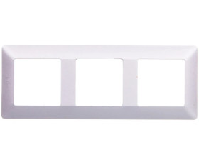 VALENA LIFE Ramka potrójna aluminium 754133