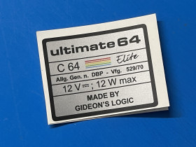 Ultimate 64 'elite' serial badge