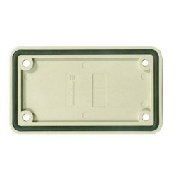 Weidmüller ABD-3-GR 1664350000 Złącza przemysłowe, Akcesoria, Płytka osłonowa, Wielkość konstrukcyjna: 3, tworzywo sztuc