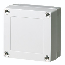 Obudowa ogólnego użytku Poliwęglan szerokość zew. 100 mm długość zew. 35 mm wys. zew. 100 mm Fibox IP67 Szary