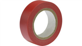 Taśma Izolacyjna 15Mm/10M Czerwona Pcv