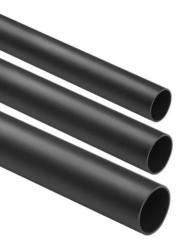 Rura elektroinstalacyjna sztywna czarna RLHF-FR 22 bezhalogenowa uniepalniona i samogasnąca /3m*25szt/