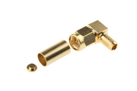 Złącze koncentryczne Montaż na kablu Męski 50Ω typ złącza Złącze SMA 0 to 12.4GHz Połączenie zagniatane typ kabla RG223